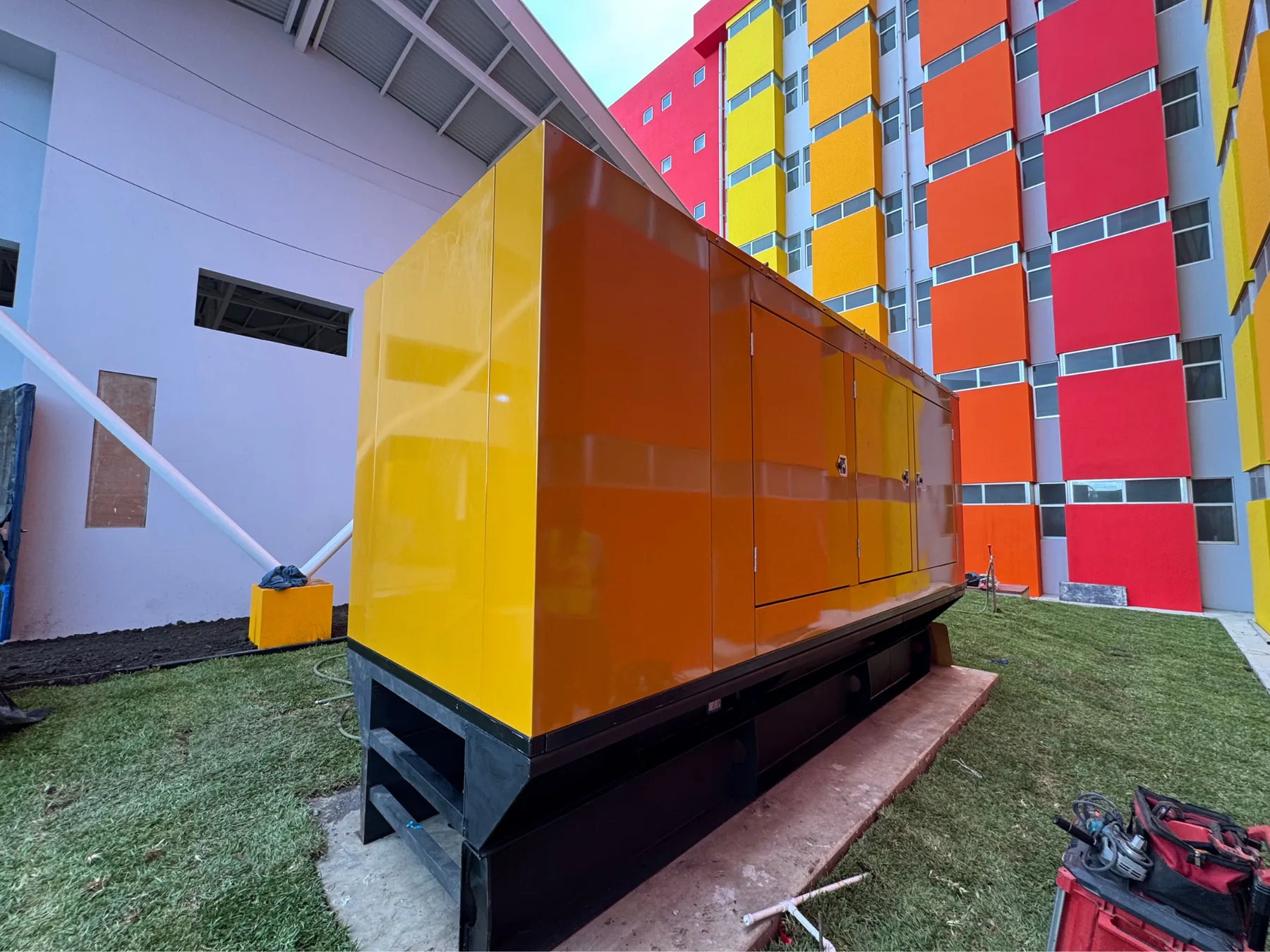 Detalle de gabinete insonoro TecniGab